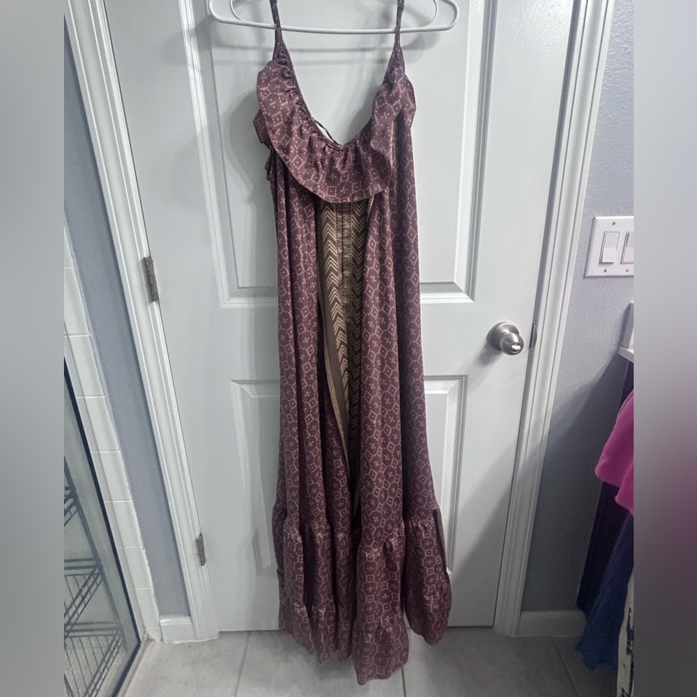 Elegant Purple Maxi Dress
